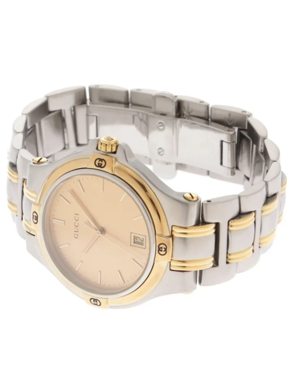 Gucci Watch Stainless Steel Gold Quartz